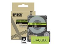 Epson LabelWorks LK-6GBJ - bandpatron - 1 kassett(er) - Rulle ( 2,4 cm x 8 m) C53S672079
