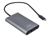 i-Tec Dual Display Port Video Adapter - extern videoadapter TB3DUAL4KDP