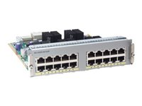 Cisco 20-port wire-speed 10/100/1000 (RJ-45) half-card - expansionsmodul - Gigabit Ethernet x 20 WS-X4920-GB-RJ45=