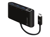 Alogic USB-C to Gigabit Ethernet & USB 3. 0 SuperSpeed 3 Port USB Hub - hubb - 3 portar UC3AGE