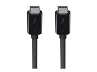 Belkin Thunderbolt 3 - Thunderbolt-kabel - 24 pin USB-C till 24 pin USB-C - 80 cm F2CD084BT0.8MBK