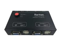 Raritan Local Console Controller LCC-USB-VGA - omkopplare för tangentbord/video/mus - 2 portar LCC-USB-VGA