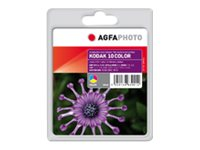 AgfaPhoto - färg (cyan, magenta, gul) - kompatibel - bläckpatron (alternativ för: Kodak 10C) APK10C