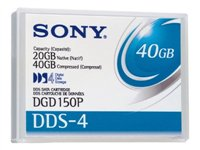 Sony - DAT DDS-4 x 1 - 20 GB - lagringsmedier DGD150P