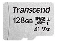 Transcend 300S - flash-minneskort - 128 GB - microSDXC TS128GUSD300S-A