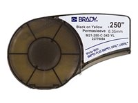 Brady PermaSleeve Wire Marking B-342 - fodral - matt - 1 rulle (rullar) - Rulle (1,1 cm x 2,1 m) M21-250-C-342-YL