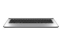 HP Advanced - tangentbord - med ClickPad, NFC - brittisk - mörkgrå 850487-031