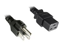 MicroConnect - strömkabel - NEMA 5-15P till IEC 60320 C19 - 1.8 m PE110518