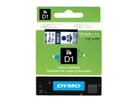 DYMO D1 - etiketttejp - 1 kassett(er) - Rulle (1,2 cm x 7 m) S0720510