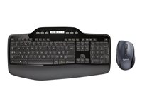 Logitech Wireless Desktop MK710 - sats med tangentbord och mus - Nordisk Inmatningsenhet 920-002443