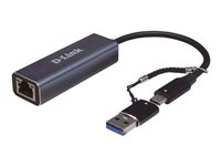 D-Link DUB-2315 - nätverksadapter - USB-C / Thunderbolt 3 - 2.5GBase-T x 1 DUB-2315