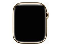 Apple Watch Series 9 (GPS + Cellular) - guld, rostfritt stål - smart klocka med sportband - clay - 64 GB MRMT3QF/A