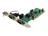 StarTech.com 2 Port PCI RS422/485 Serial Adapter Card with 161050 UART - Serial adapter - PCI-X - RS-422/485 x 2 - PCI2S4851050 - seriell adapter - PCI-X - RS-422/485 x 2 PCI2S4851050