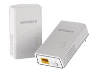 NETGEAR Powerline PL1000 - PowerLine adaptersats - vägginsticksbar PL1000-100PES