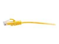 C2G 15ft (4.5m) Cat6a Snagless Unshielded (UTP) Slim Ethernet Network Patch Cable - Yellow - patch-kabel - 4.5 m - gul C2G30172