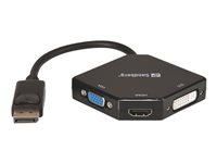 Sandberg Adapter DP>HDMI+DVI+VGA - videokonverterare 509-11