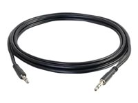 C2G Slim 10ft Slim Aux 3.5mm Audio Cable - M/M - ljudkabel - 3.05 m 22602