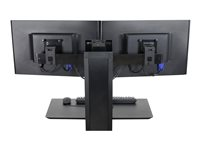 Ergotron Dual Monitor Tilt Pivot Kit monteringssats - för 2 monitorer - svart 98-062-200