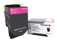 Lexmark X417 - Lång livslängd - magenta - original - tonerkassett - LCCP 71B0H30