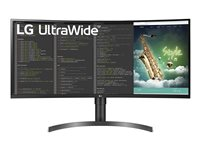 LG UltraWide 35WN75CN-B - LED-skärm - böjd - 35" - HDR 35WN75CN-B