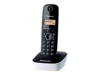 Panasonic KX-TG1611 - trådlös telefon med nummerpresentation - 3-riktad samtalsförmåg KX-TG1611FXW