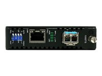 StarTech.com Multimode (MM) LC Fiber Media Converter for 1Gbe Network - 550m Range - Gigabit Ethernet - 850nm - with SFP Transceiver (ET91000LC2) - fibermediekonverterare - 1GbE ET91000LC2