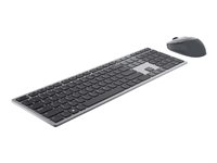Dell Premier Multi-Device KM7321W - sats med tangentbord och mus - QWERTY - spansk - Titan gray KM7321WGY-SPN
