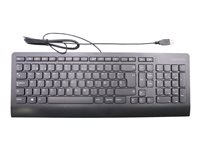 Lenovo Slim - tangentbord - QWERTY - spansk - svart Inmatningsenhet 00XH521