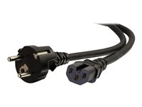 C2G 250 Volt Hot Condition European Power Cord - förlängningskabel för ström - power CEE 7/7 till IEC 60320 C15 - 2 m 80638