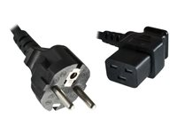MicroConnect - strömkabel - CEE 7/7 till IEC 60320 C19 - 1.8 m PE0771902A