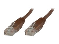 MicroConnect nätverkskabel - 1 m - brun UTP501BR