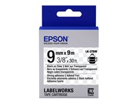 Epson LabelWorks LK-3TBW - etiketttejp - 1 kassett(er) - Rulle (0,9 cm x 9 m) C53S653006