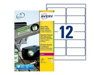 Avery Heavy Duty Laser Labels - etiketter - 240 etikett (er) - 99.1 x 42.3 mm L4776-20