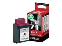 Lexmark Cartridge No. 71 - svart - original - bläckpatron 15MX971E