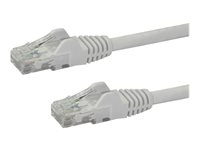 StarTech.com 7m CAT6 Ethernet Cable, 10 Gigabit Snagless RJ45 650MHz 100W PoE Patch Cord, CAT 6 10GbE UTP Network Cable w/Strain Relief, White, Fluke Tested/Wiring is UL Certified/TIA - Category 6 - 24AWG (N6PATC7MWH) - patch-kabel - 7 m - vit N6PATC7MWH