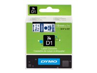 DYMO D1 - etiketttejp - 1 kassett(er) - Rulle (1,9 cm x 7 m) S0720840