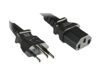 MicroConnect - strömkabel - NBR 14136 till power IEC 60320 C13 - 2.1 m PE010418BRAZIL