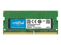 Crucial - DDR4 - modul - 4 GB - SO DIMM 260-pin - 2400 MHz / PC4-19200 - ej buffrad CT4G4SFS824AT