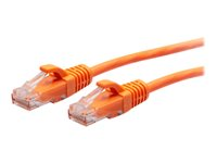 C2G 25ft (7.6m) Cat6a Snagless Unshielded (UTP) Slim Ethernet Network Patch Cable - Orange - patch-kabel - 7.6 m - orange C2G30180