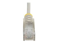 StarTech.com 3 m CAT6-kabel - Tunn - Ej hakfria RJ45-kontakter - Grå - patch-kabel - 3 m - grå N6PAT300CMGRS