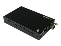 StarTech.com Gigabit Ethernet koppar-till-fibermediaomvandlare - SM LC - 20 km - fibermediekonverterare - 1GbE ET91000SM20
