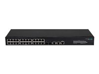 HPE FlexNetwork 5140 24G 2SFP+ 2XGT EI - switch - 28 portar - smart - rackmonterbar R8J41A#ABB