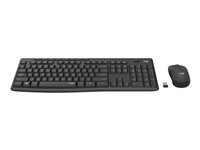 Logitech MK295 Silent - sats med tangentbord och mus - grekiska - grafit Inmatningsenhet 920-009871