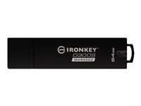 IronKey D300S Managed - USB flash-enhet - 64 GB - TAA-kompatibel IKD300SM/64GB