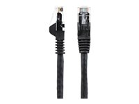 StarTech.com 75ft CAT6 Ethernet Cable, 10 Gigabit Snagless RJ45 650MHz 100W PoE Patch Cord, CAT 6 10GbE UTP Network Cable w/Strain Relief, Black, Fluke Tested/Wiring is UL Certified/TIA - Category 6 - 24AWG (N6PATCH75BK) - patch-kabel - 22.9 m - svart N6PATCH75BK