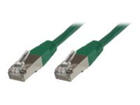 MicroConnect nätverkskabel - 10 m - grön B-FTP610G