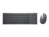 Dell Multi-Device KM7120W - sats med tangentbord och mus - QWERTY - USA, internationellt - Titan gray Inmatningsenhet 580-AIWM
