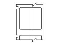 Brady B-502 - etiketter - matt - 500 etikett (er) - 20 x 8 mm CL-209-502-YL