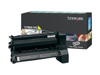 Lexmark - gul - original - tonerkassett - LCCP, LRP C780A1YG