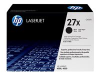 HP 27X - Lång livslängd - svart - original - LaserJet - tonerkassett (C4127X) C4127X
